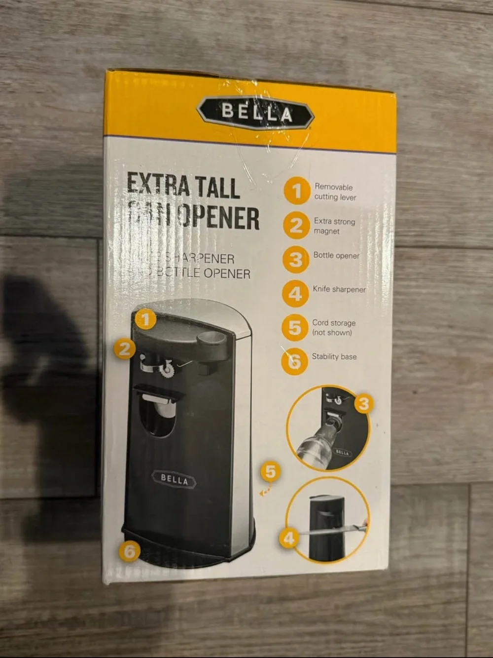 Bella Extra Tall Can Opener BPA FREE